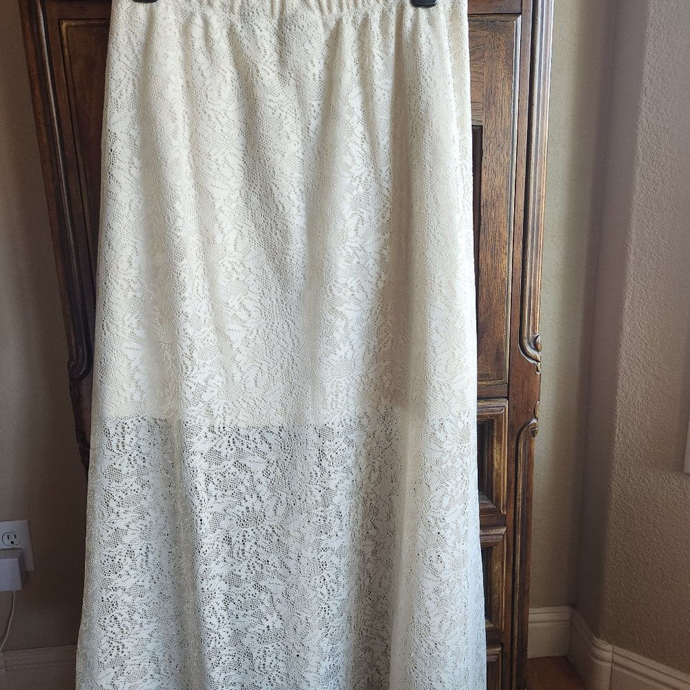 Joe Boxer lace maxi skirt